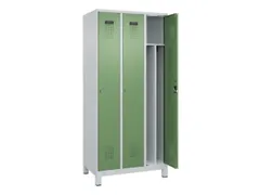 locker voor scheiding van kleding,HxBxD 1950x900x500mm,3vak