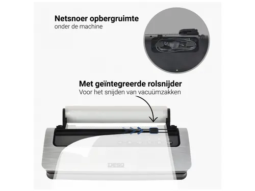 DESQ 8000 Vacumeermachine 8 liter 80 Kpa 5 standen
