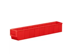 stellingbak,HxBxD 81x91x500mm,PP,rood