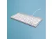Toetsenbord R-Go Ergonomisch Compact Break bedraad QWERTY wit