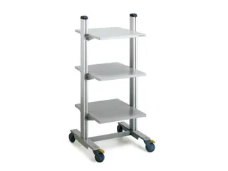 ESD bijzetwagen draagverm. 150kg 3etage(s) laadvl. LxB 650x530mm houte - 2