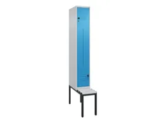 Z-garderobekast,HxBxD 2120x300x815mm,2vak,vak B 300mm,draaigrendel