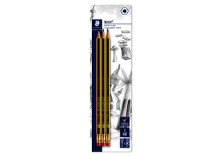 Potlood met gum Staedtler Noris 122 HB blister à 3 stuks - 2