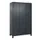 Z-garderobekast,HxBxD 1950x1200x500mm,vak B 200/400mm,draaigrendel