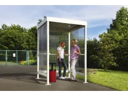 Rokersoverkapping H X B X D 2350X 1550X 1550Mm Wanden Polycarbonaat