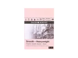 Tekenpapier Daler-Rowney Smooth Heavyweight 220gr A4 natuurlijk wit