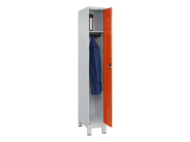 locker,HxBxD 1950x300x500mm,1vak,vak B 300mm,cil.-slot,voeten