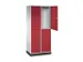 grootvolume garderobekast,RAL 7035/RAL 3003,HxBxD 1950x820x500mm