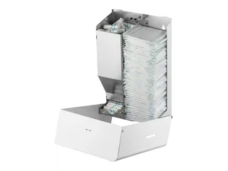 MediQo-line Maandverband- & tampondispenser klein RVS wit MQSTB P - 2