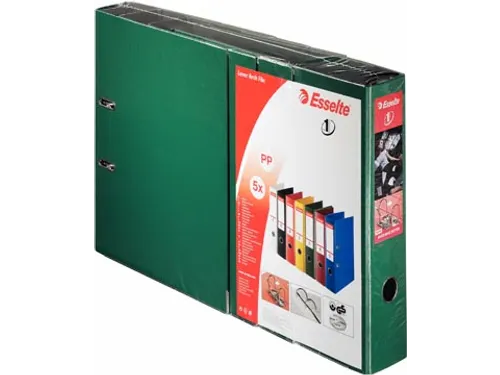 ordner Power N°1 rug van 7,5 cm groen 5 stuks