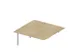 table de rallonge,p. bureau Bench à 4 pieds,HxlxP 730x1600x1600mm