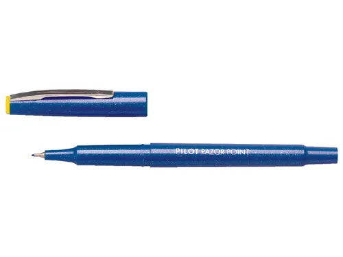 Fineliner Pilot V-Razor Point 0.8mm Extra fijne Punt Blauw