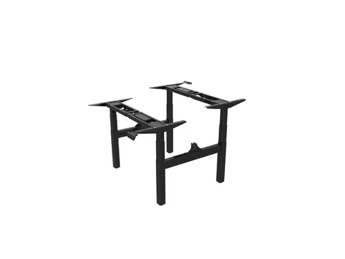 Elektrisch Verstelbaar Zit-Sta Frame Duo Bureau Zwart 180Cm