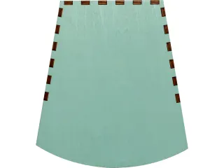 Tafelklok NeXtime Rocky 19.5x18x8.8 cm hout turquoise - 11