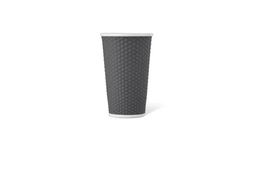 Beker porselein Les Artistes Paris 450ml met siliconen grip Grijs