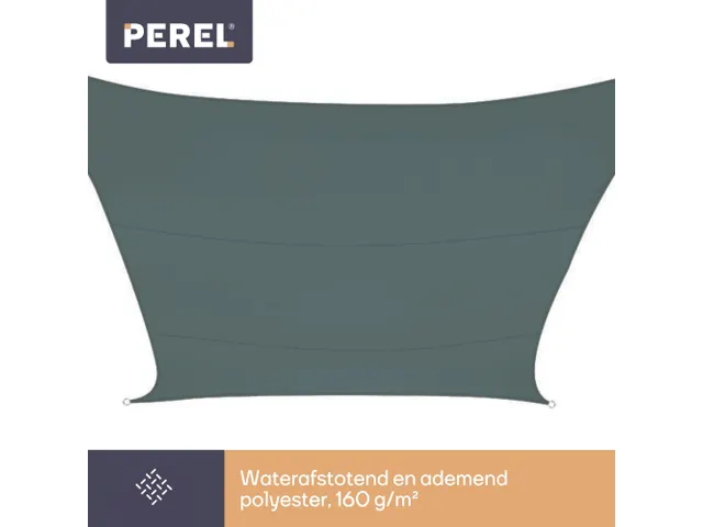 Zonnezeil Rechthoek 2x3m Groengrijs