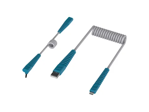 OtterBox Kids EasyGrab USB-A naar Lightning 1/8 Audio Space Speed