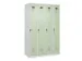 locker voor scheiding van kleding,HxBxD 1850x1200x500mm,4vak