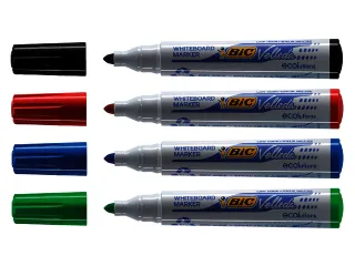 Viltstift Bic Velleda 1701 whiteboard rond large groen - 3