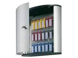 Sleutelkast Aluminium Durable 302x160x118mm 18 Sleutels Cilinderslot