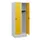 schoollocker,HxBxD 1630x600x500mm,2vak,vak B 300mm,draaigrendel,sokkel