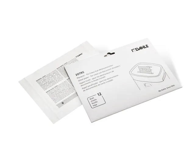DAHLE Oliepapier 20795 voor Cross-Cut-papiervernietigers