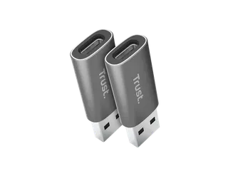 Calyx USB-A-naar-USB-C-adapter 2 Stuks Grijs - 3