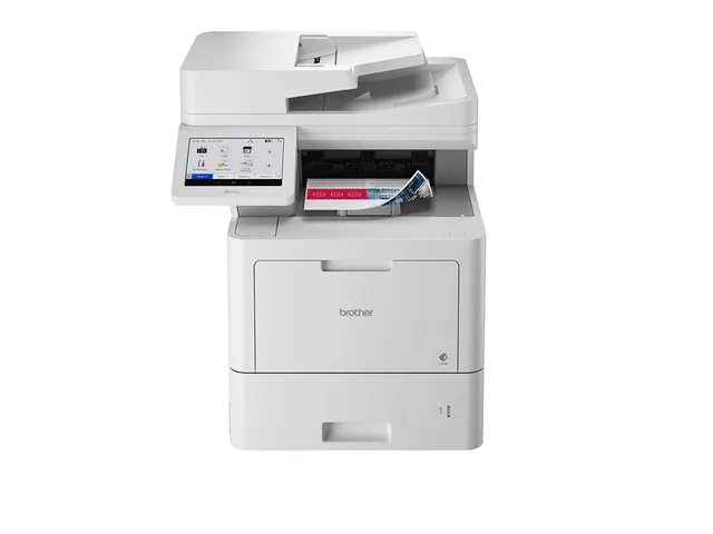 Zakelijke A4 kleurenlaserprinter met diverse papieropties, geavanceerd