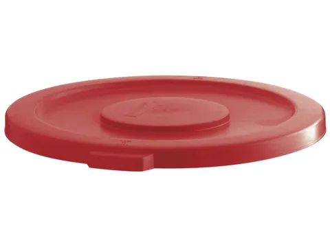 Deksel,v. afvalverzamelaar 121l,rond,Ø 560mm,PE,rood