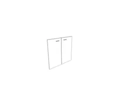 dubbele vleugeldeur,v. scheidingswand,2ordnerhoogte,HxB 860x830mm,hout