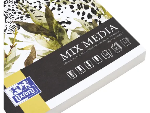 Tekenblok Oxford Mix Media A5 50 vel 225 gram