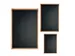 Tableau noir Seco noir avec cadre A4