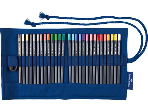 Goldfaber 27 kleurpotloden met puntenslijper en potlood 4B