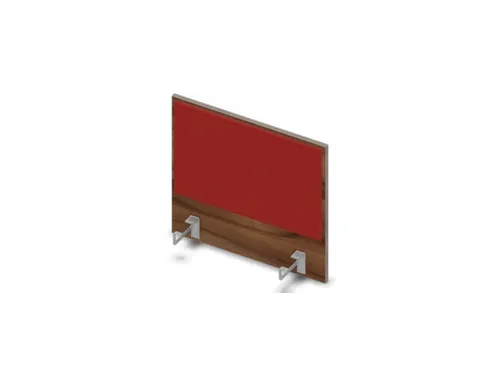 opzetpaneel bureau aanbouw zijkant NP-tiepolo nut BN4011-rood 600mm