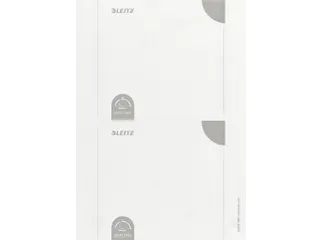 Rugetiket Leitz 56X190Mm Insteekkaart Breed Grijs printbaar - 3