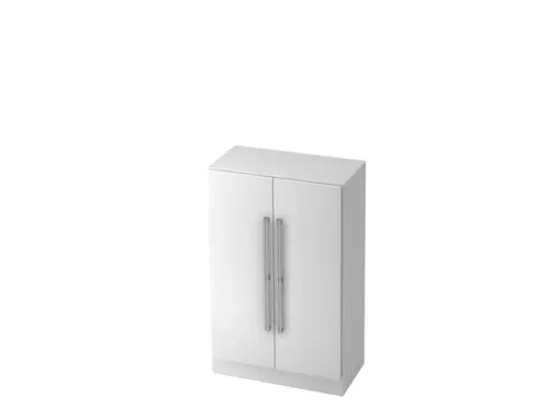kantoorkast,HxBxD 1270x800x420mm,3xhouten vloer,3ordnerhoogte,romp wit
