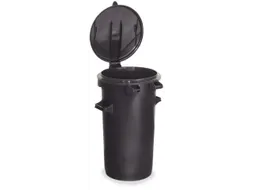 Vuilnisbak Pe 50 liter Ø Boven/Onder 390/300mm H710mm 2 Handgrepen