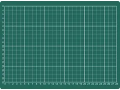 Snijmat A4 300x220mm groen
