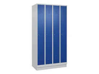 locker,HxBxD 1950x1000x500mm,4vak,vak B 250mm,cil.-slot,sokkel - 1