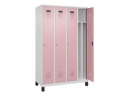 locker voor scheiding van kleding,HxBxD 1950x1200x500mm,4vak
