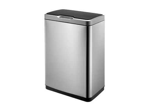 Afvalbak EKO Mirage Sensor 20+20 Liter mat RVS
