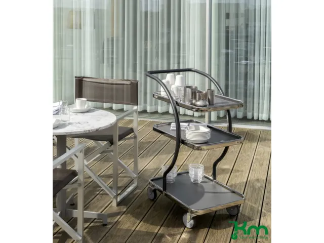 etagewagen,draagverm. 120kg,3etage(s),laadvl. LxB 595x360mm,grijs