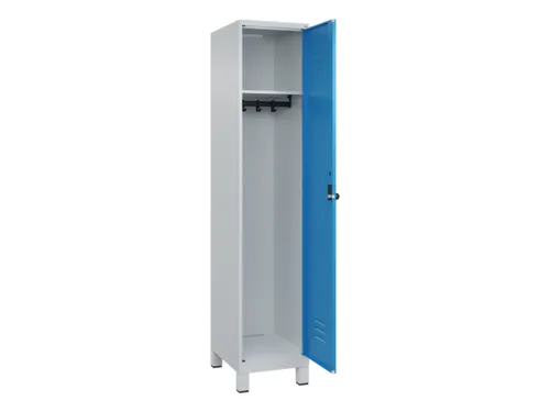 locker,HxBxD 1950x400x500mm,1vak,vak B 400mm,draaigrendel,voeten