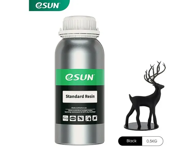 eSUN UV/LCD standard Resin 3D-printerhars Zwart 1kg 405nm