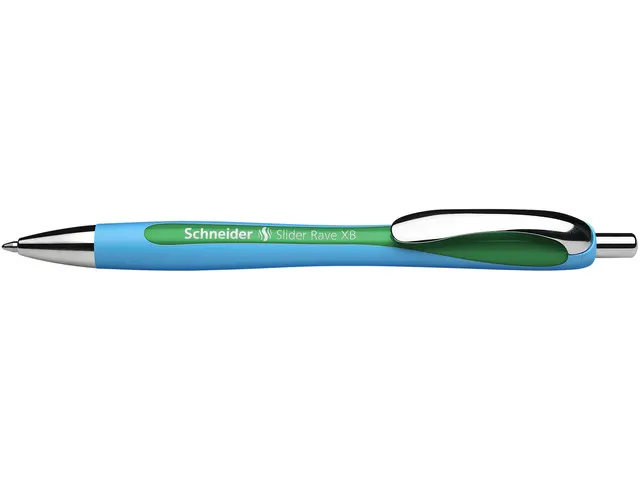 Balpen Schneider Slider Rave Xb 1,4mm Blauw-groen