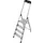 trapladder,eenzijdig,4trede(n),balk L 1,8m,aluminium