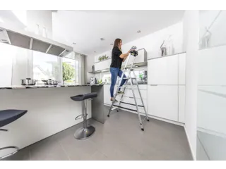 Lichte Universele Ladders Aluminium 5treden H 1,05m - 7