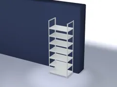 dossierstelling,grondveld,HxBxD 2550x1000x600mm,vaklast 90kg