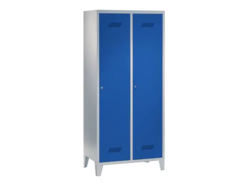 locker,HxBxD 1850x800x500mm,2vak,vak B 400mm,RAL7035,front RAL5010