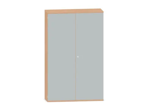 Kantoorkast 1920x1000x430mm Decor Romp Beuken Decor Front Lichtgrijs